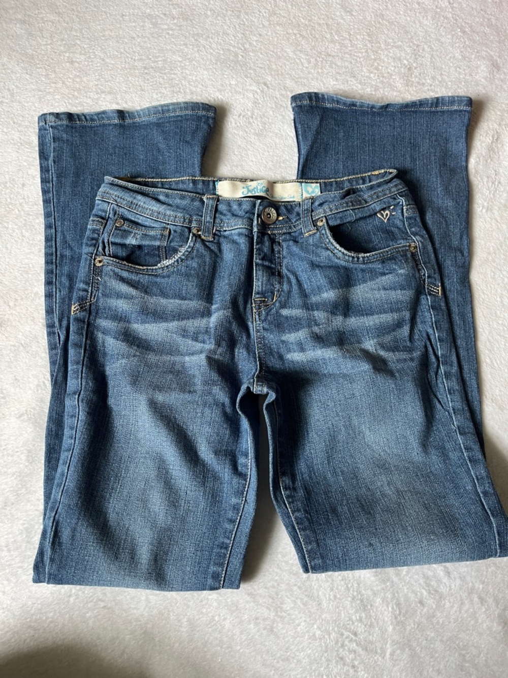 Justice Medium Blue Women's Bootcut Jeans